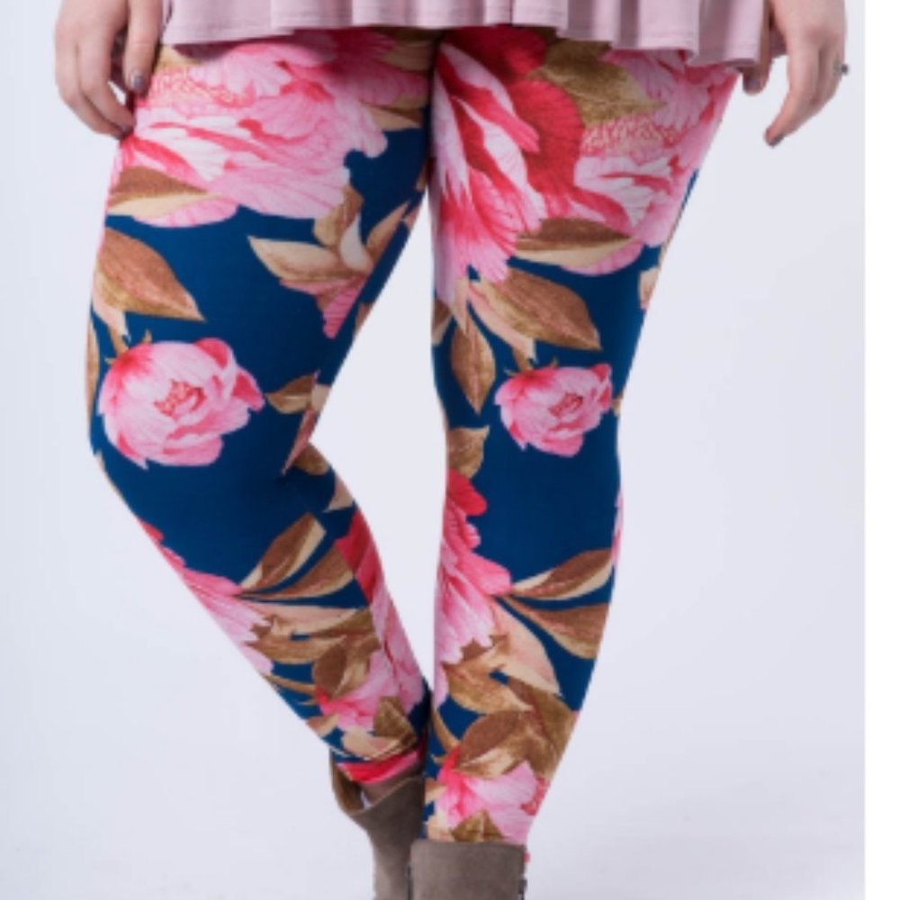 Leggings Floribunda Navy